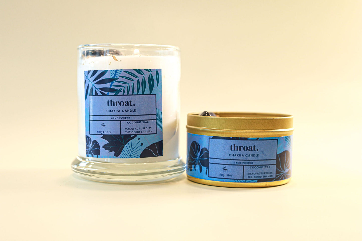 Throat Chakra Luxe Natural Coconut Wax Scented Candle