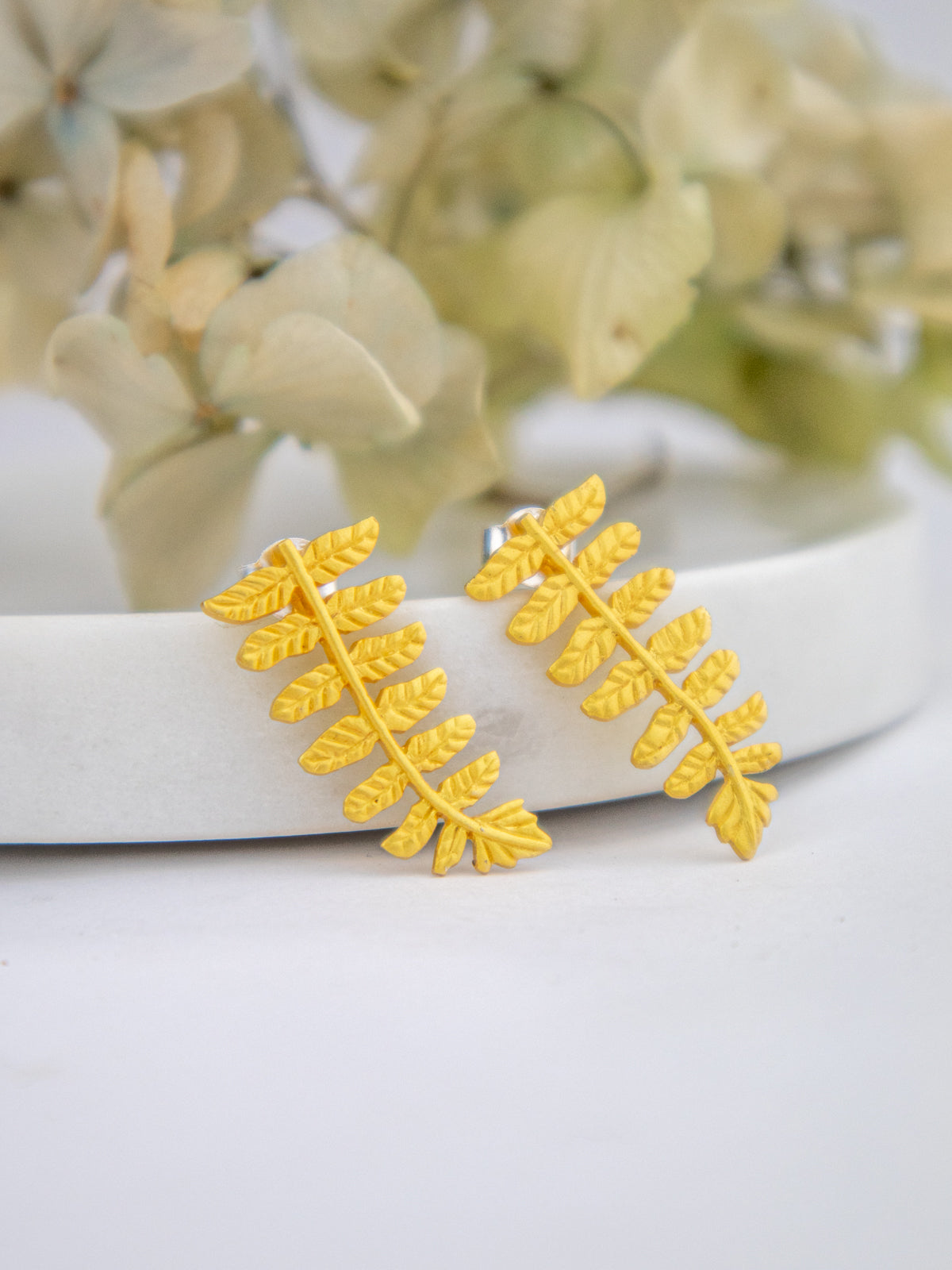 Dawnlight Fern Earrings