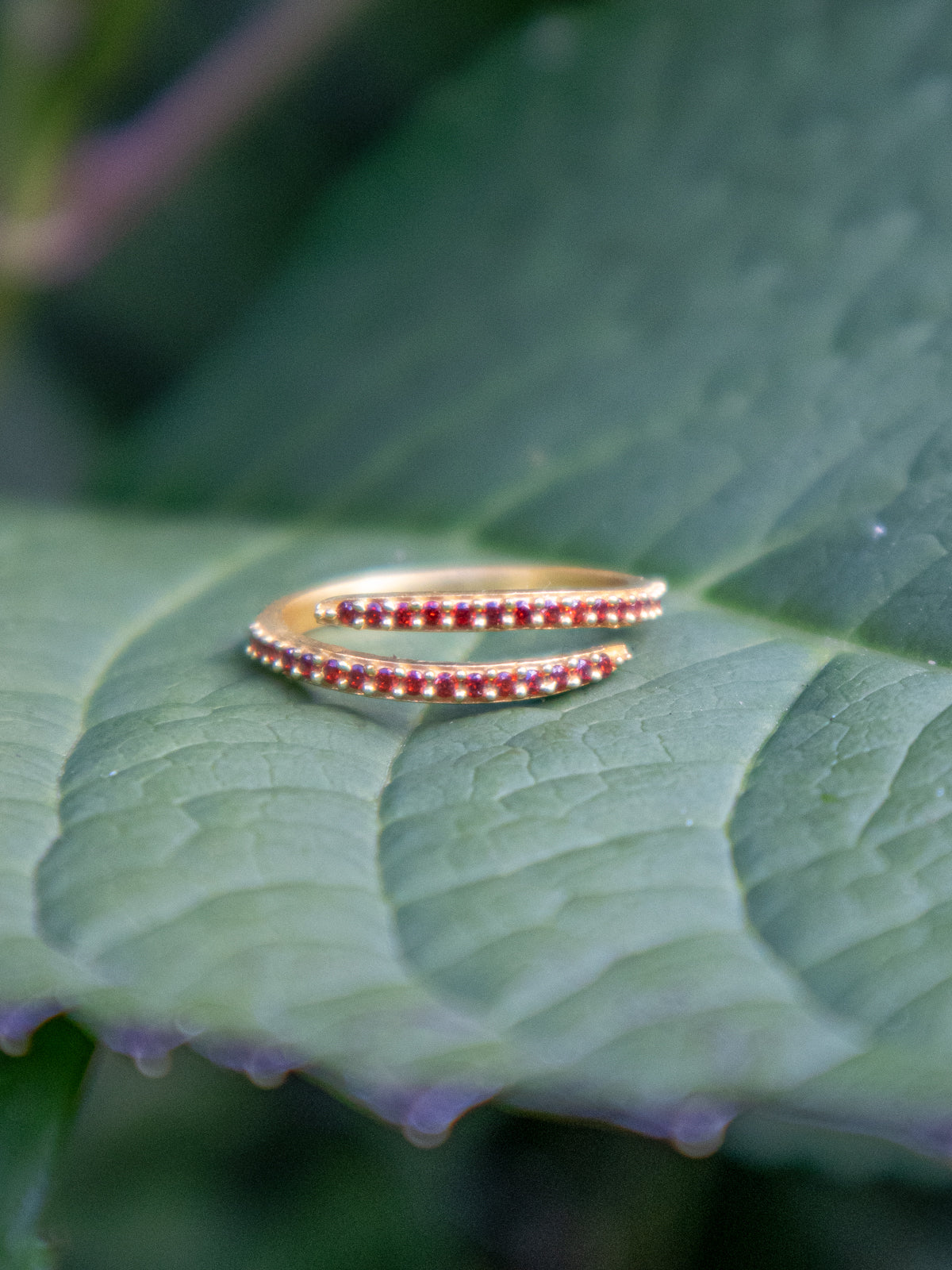 Serpentine Wrap Ring - Gold