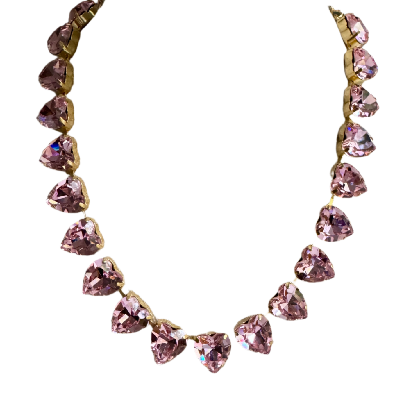 Grace Pink Heart Necklace