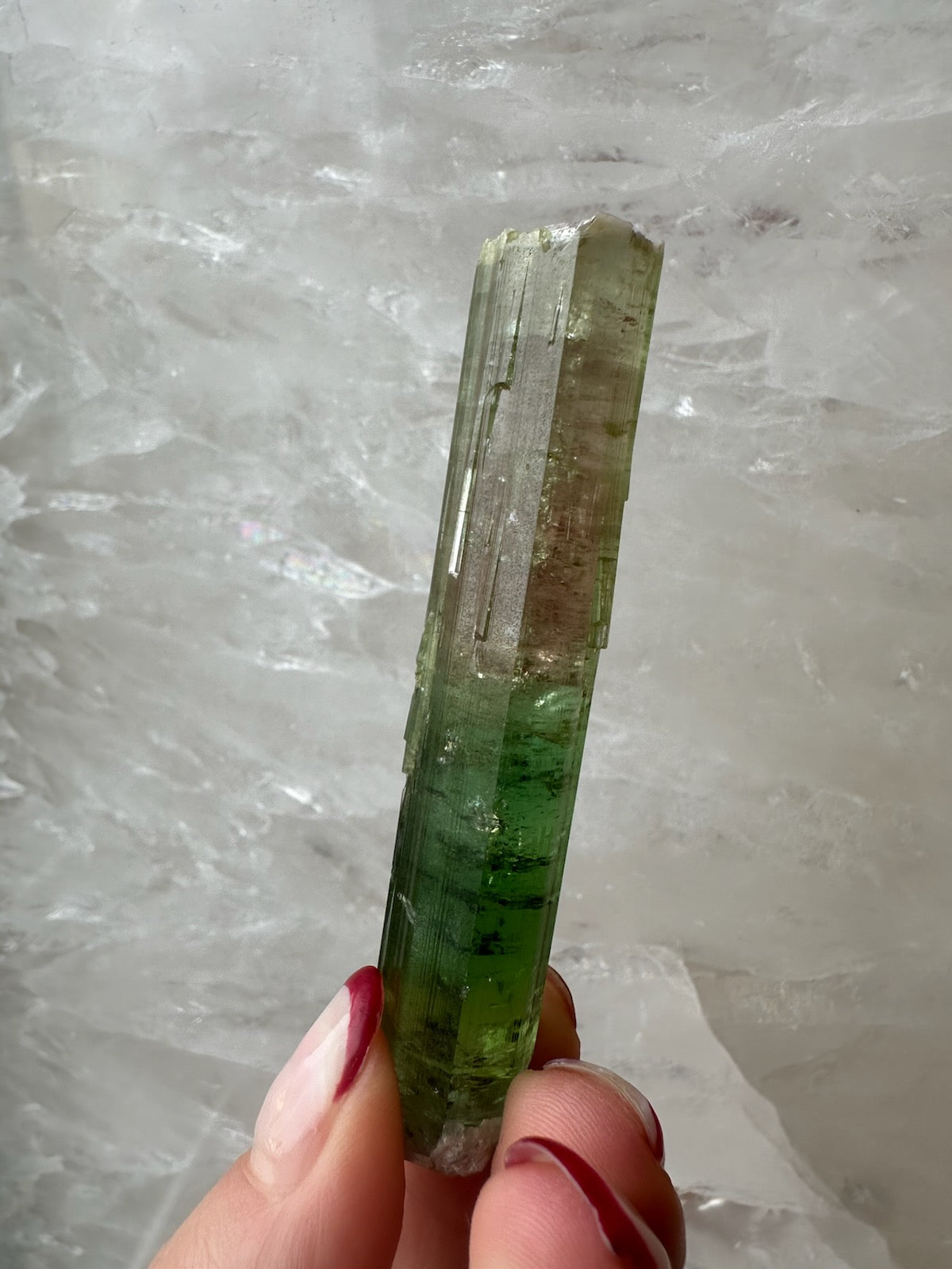 Watermelon Tourmaline Paprok, Nuristan, Afghanistan