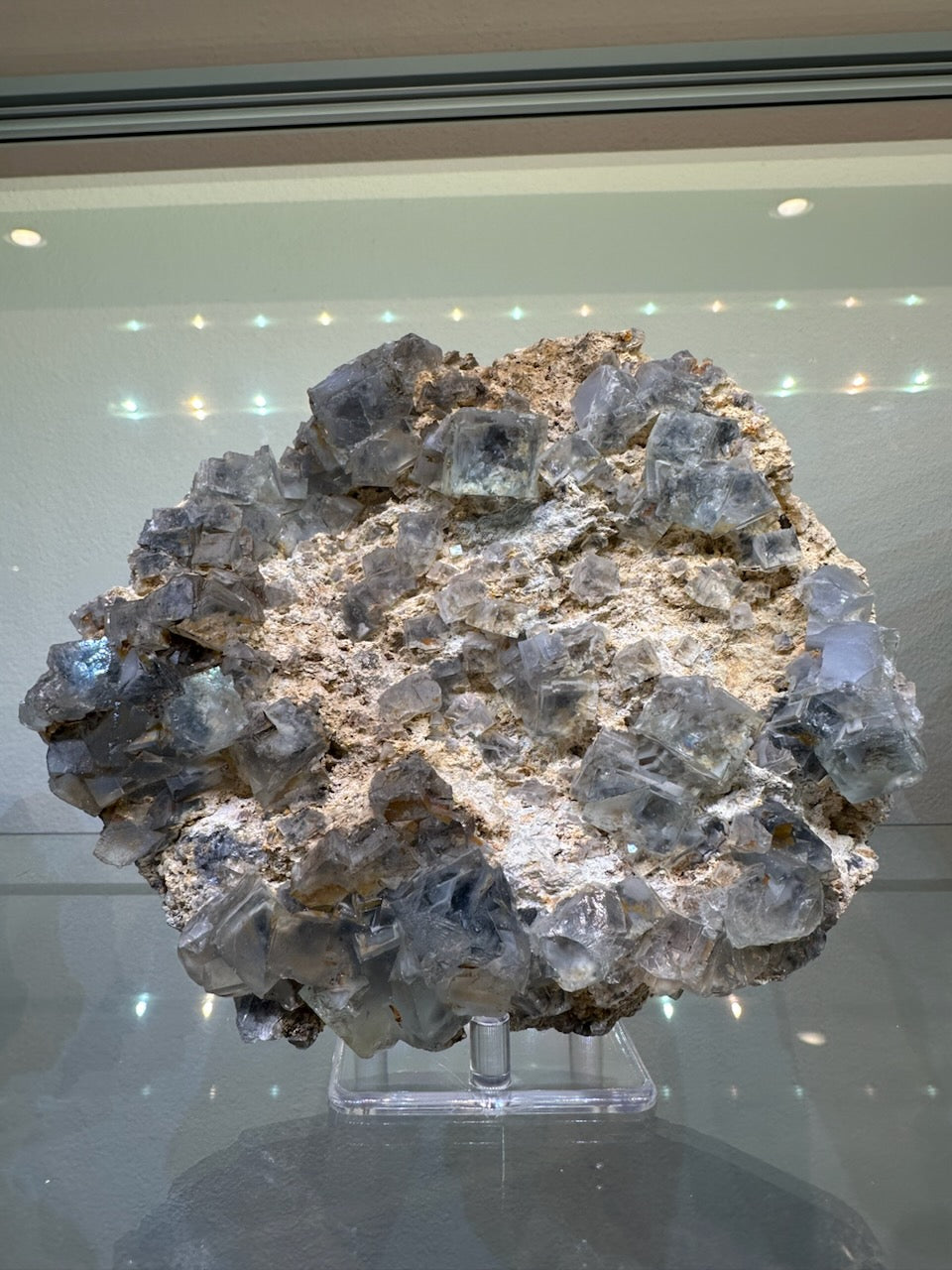 Blue Fluorite on Matrix 1.8 kg