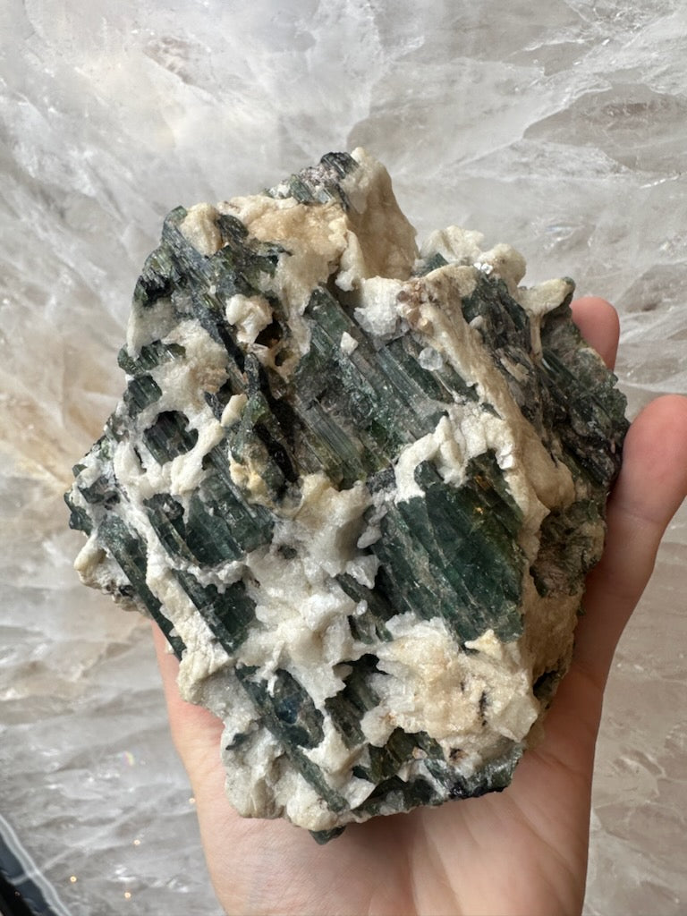 Tourmalinated Albite Cluster 1.1 kg