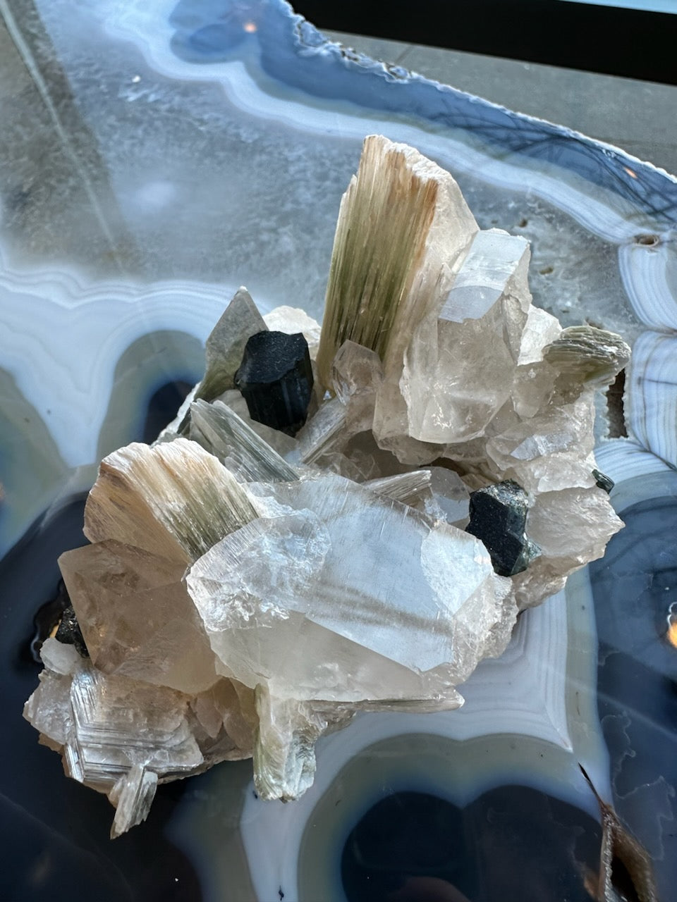 Blue Indicolite Tourmaline on Matrix from Nuristan, Afghanistan