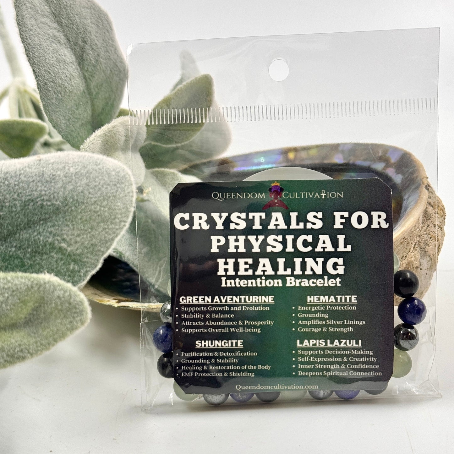 Crystals for Physical Healing Stretch Bracelet (8mm)