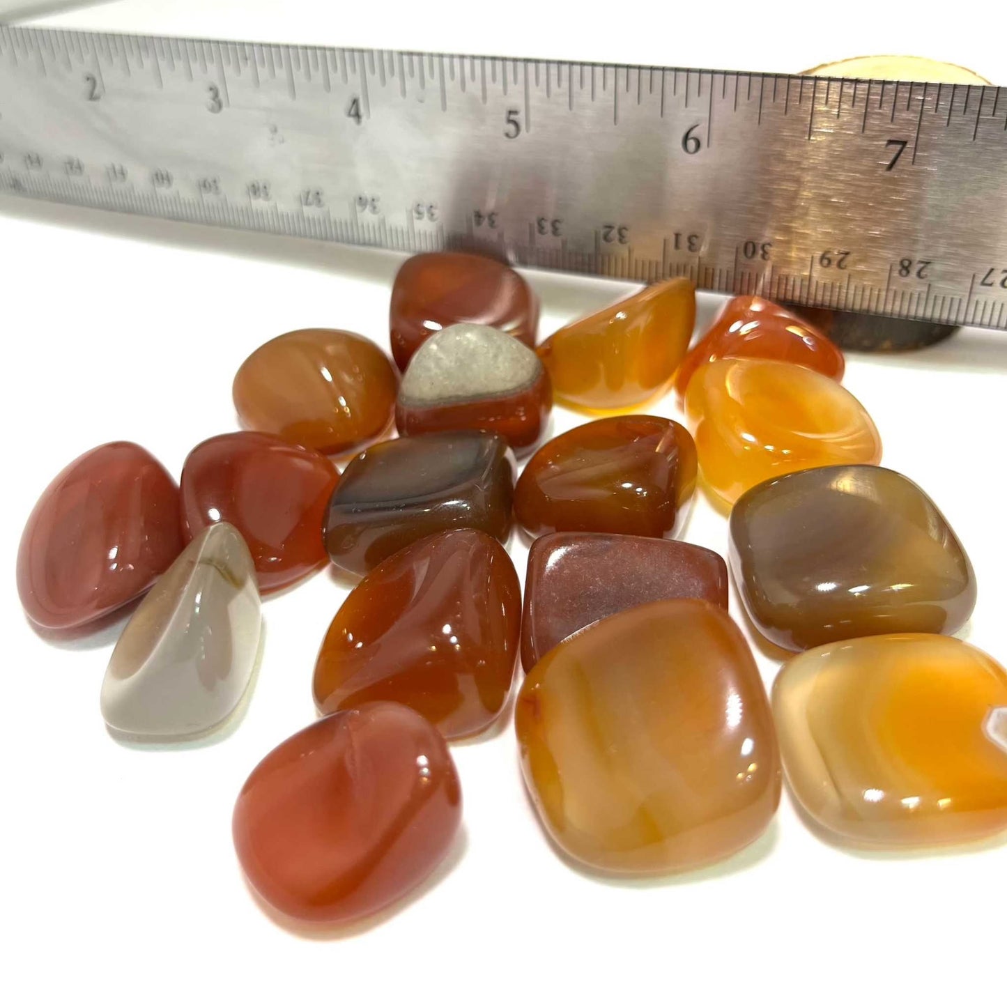 Carnelian Tumbled Pocket Stone