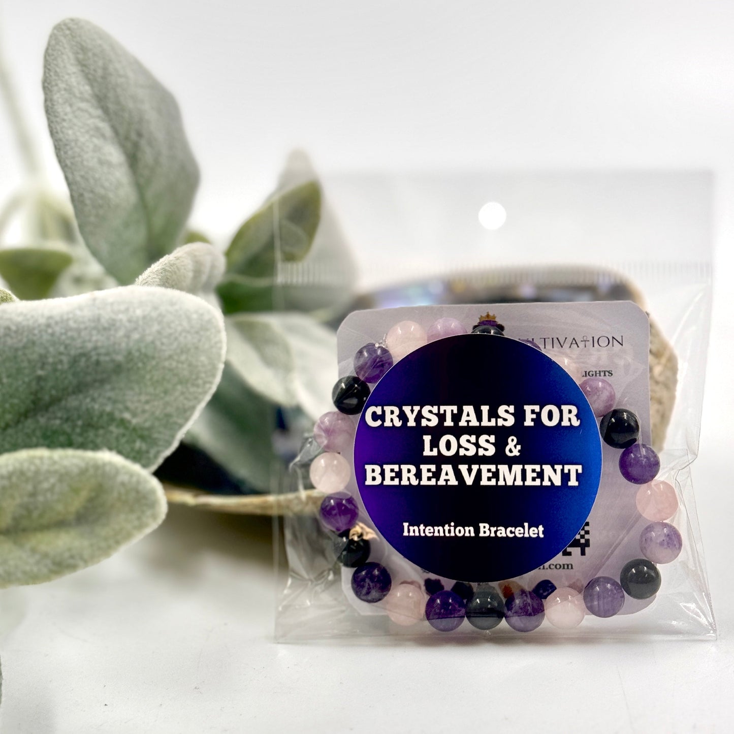 Crystals for Loss & Bereavement Stretch Bracelet (8mm)