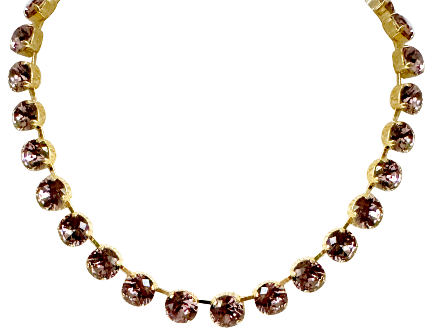 Daphne Lavender Crystal Riviera Necklace