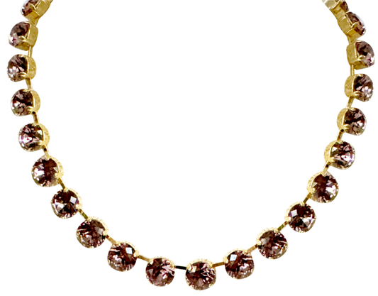 Daphne Lavender Crystal Riviera Necklace