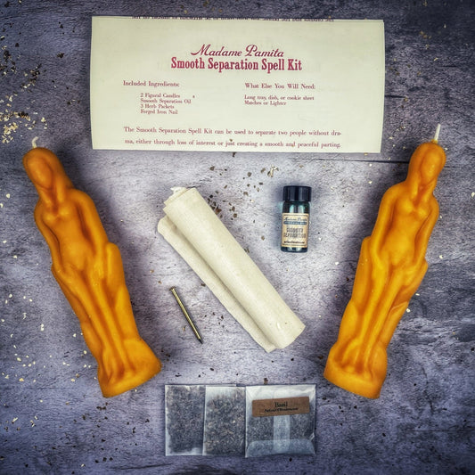 Smooth Separation Candle Spell Kit - Female/Female | Peaceful Parting