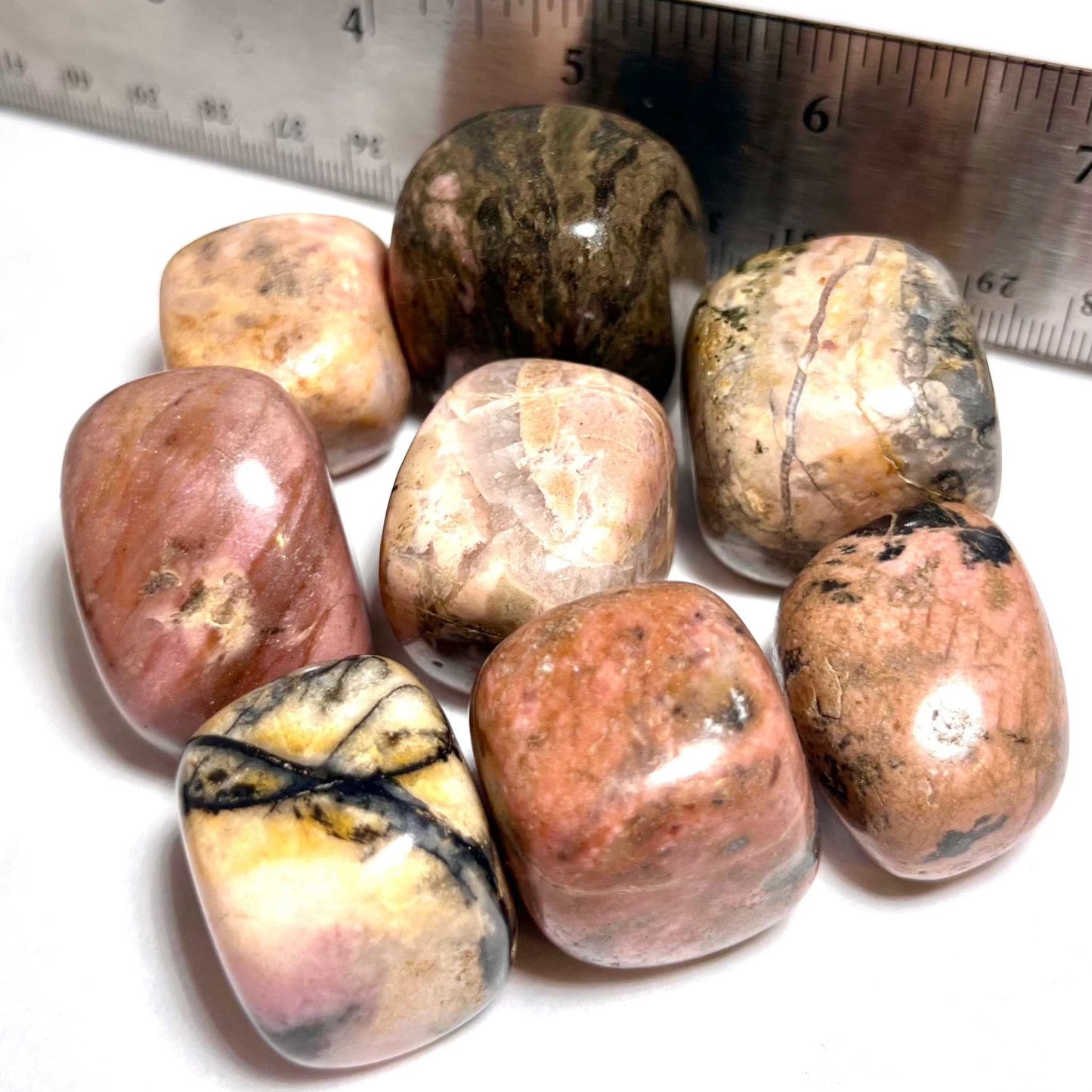 Rhodonite Tumbled Pocket Stone