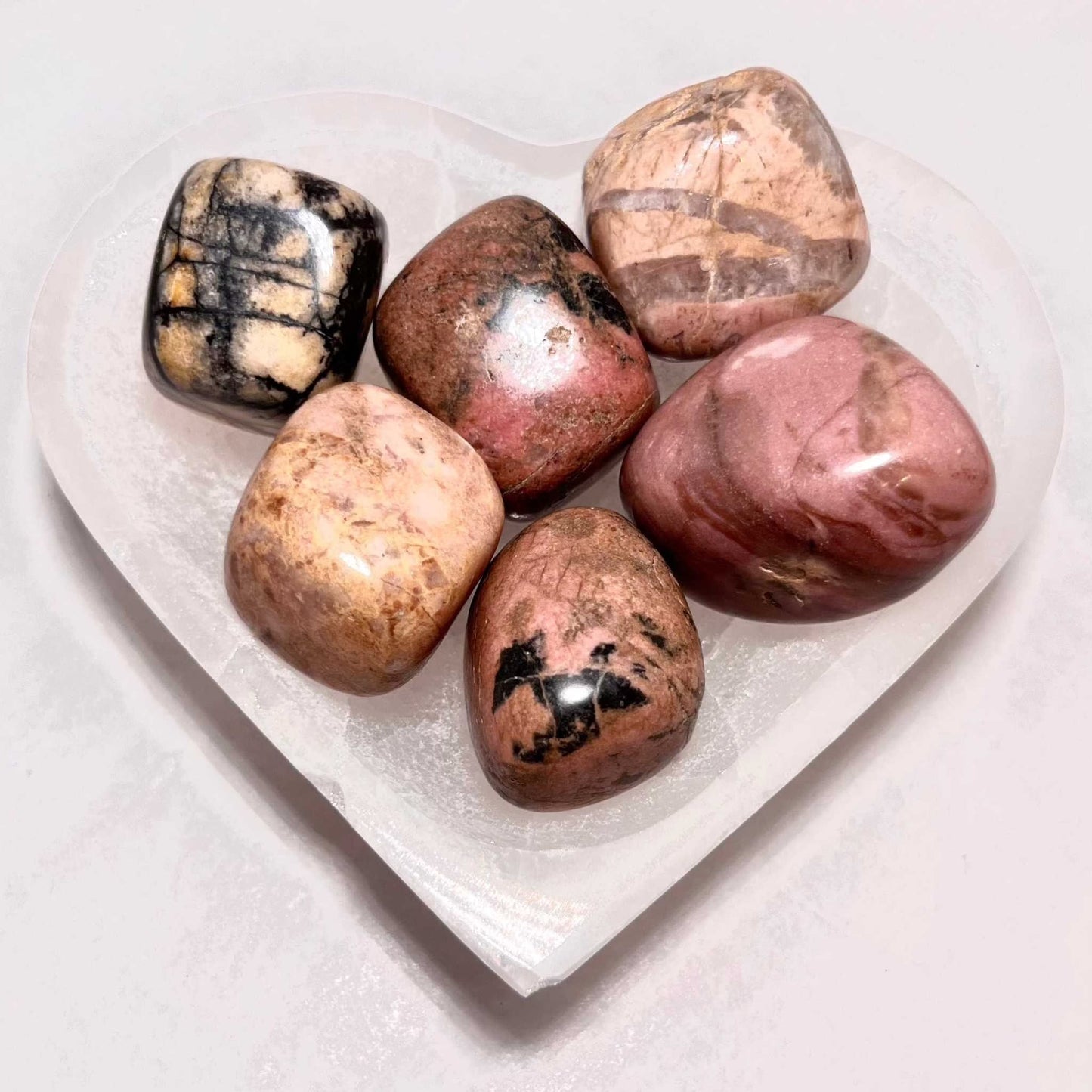 Rhodonite Tumbled Pocket Stone