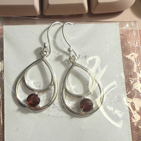 Teardrop Earrings in Sterling Silver