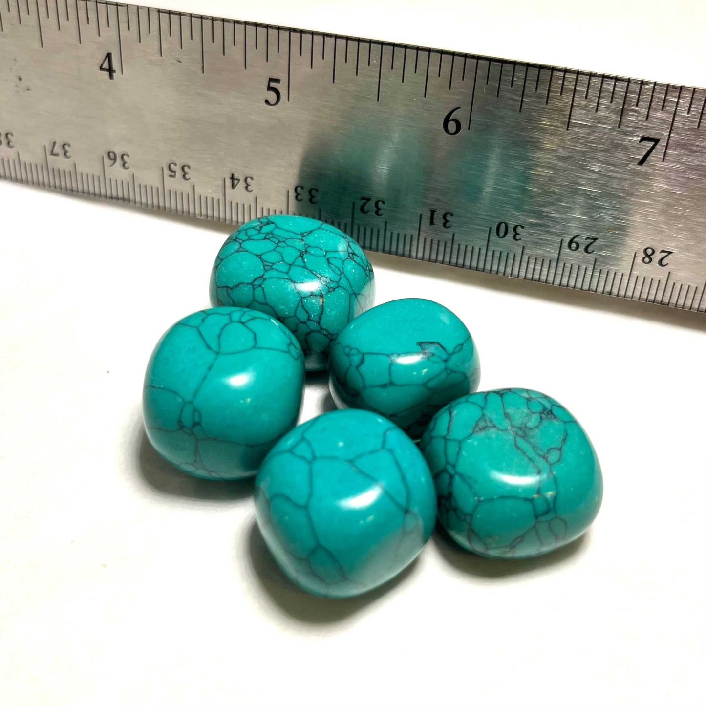 Blue Howlite Tumbled stone