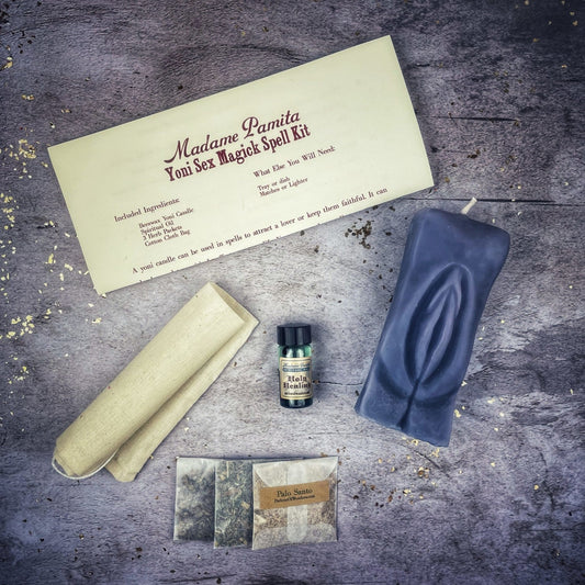 Yoni Sex Magick Candle Spell Kit - Passion, Attraction & Sexual Power