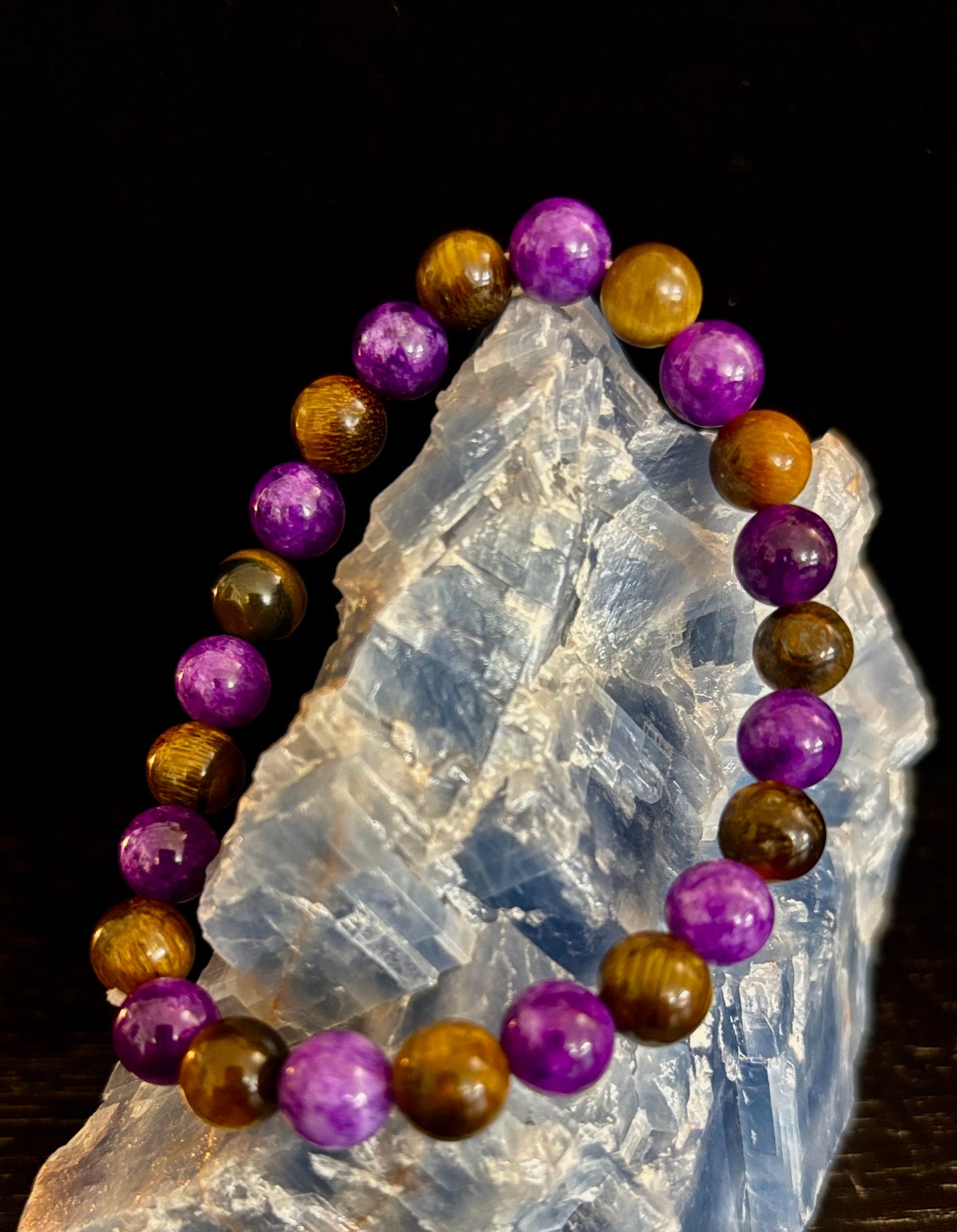 Amethyst & Tiger’s Eye Protection & Focus Bracelet