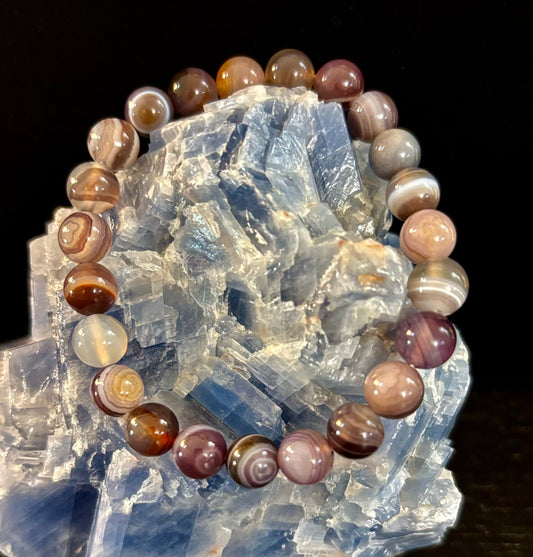 Botswana Agate Bracelet – Emotional Balance & Gentle Strength