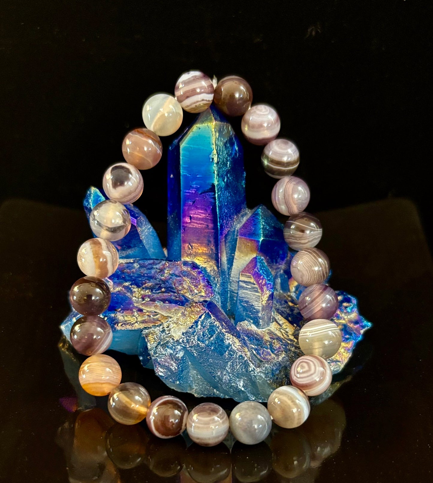 Botswana Agate Bracelet – Emotional Balance & Gentle Strength