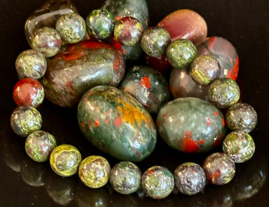 Dragon Bloodstone Bracelet – Courage, Vitality & Empowered Protection