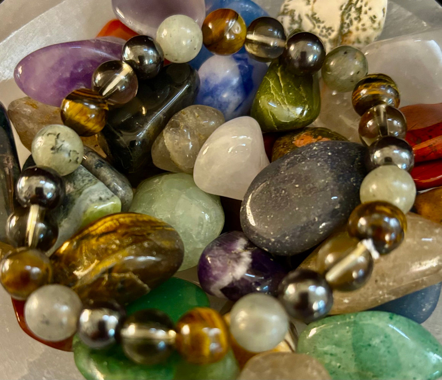 Bohemia Tiger's Eye & Labradorite Protection Bracelet – Medium Wrists