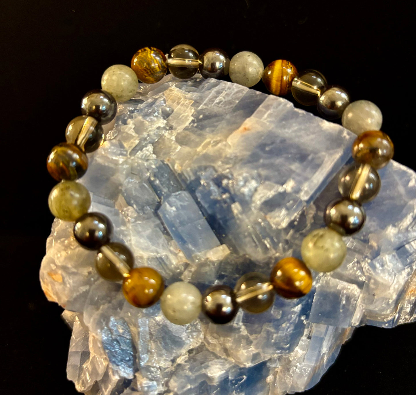 Bohemia Tiger's Eye & Labradorite Protection Bracelet – Medium Wrists