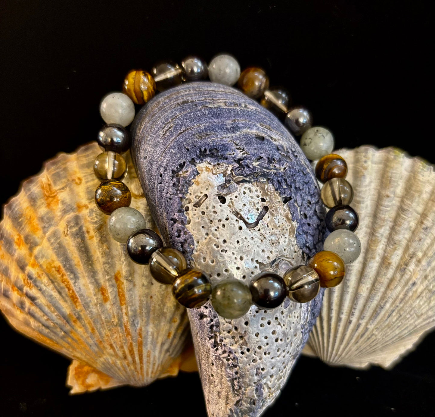 Bohemia Tiger's Eye & Labradorite Protection Bracelet – Medium Wrists