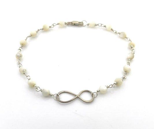 Infinity Bracelet – One-of-a-Kind Sterling Silver Wire Wrapped Jewelry