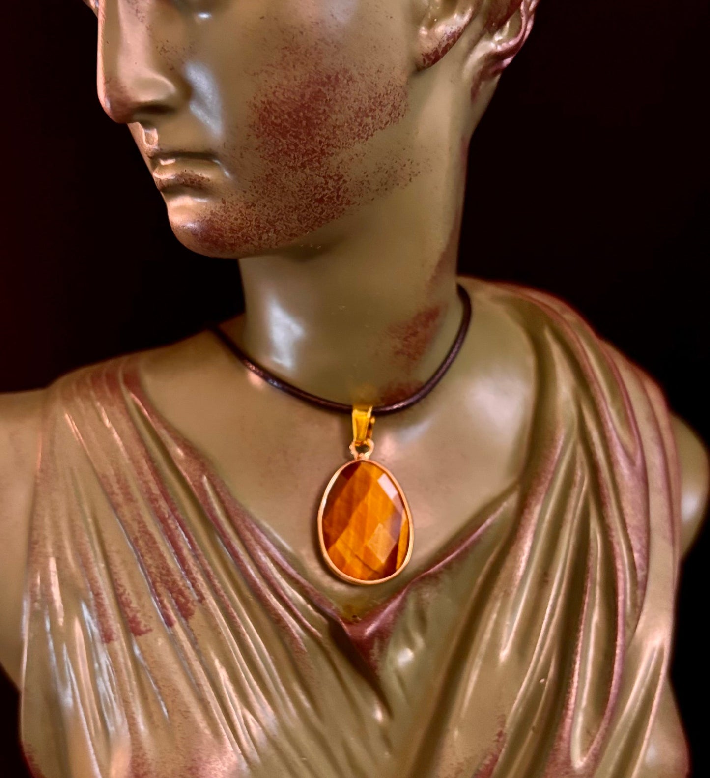 Crystal Drop Necklace – 1 inch Teardrop Pendant (Made in Australia)