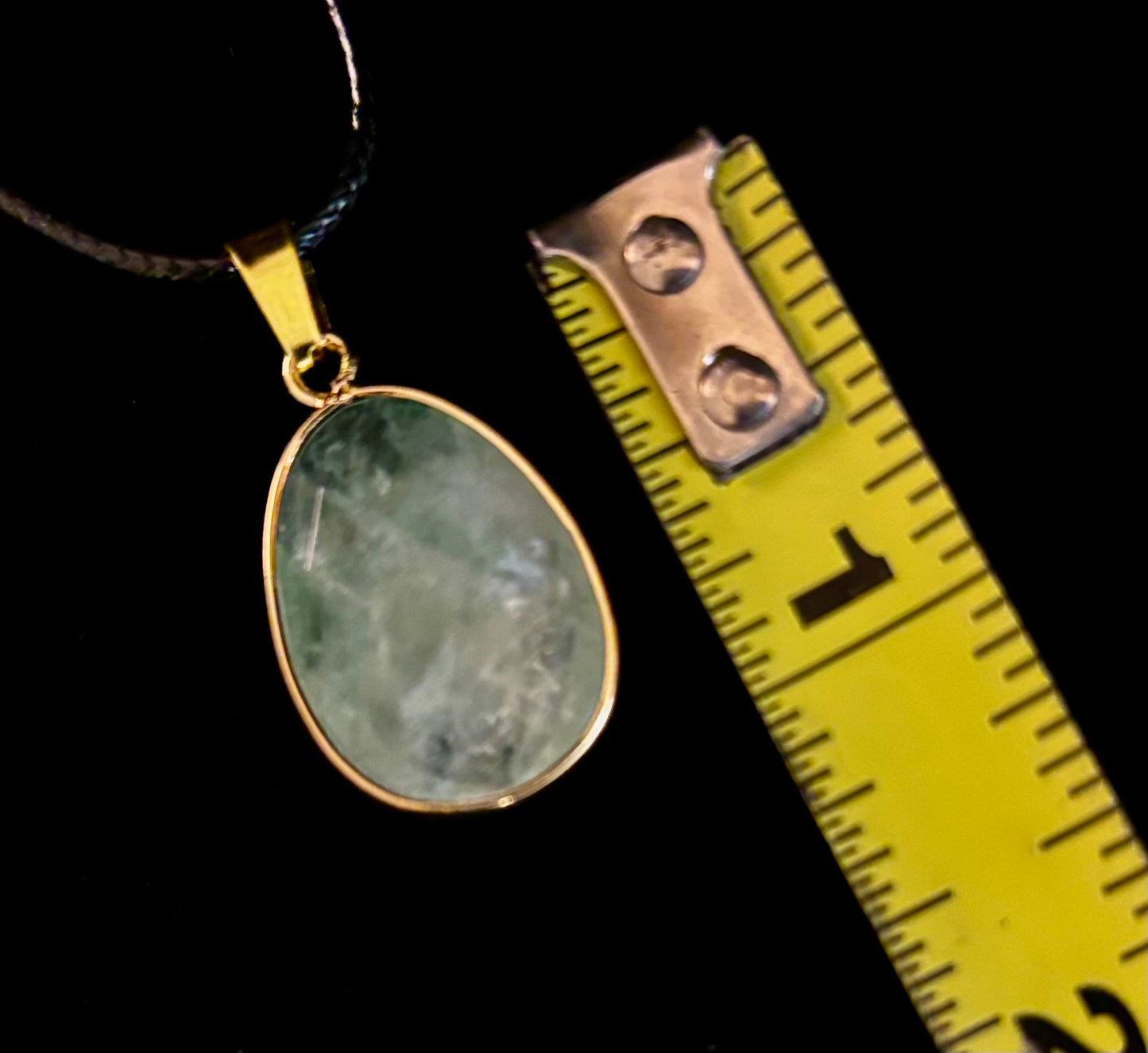 Crystal Drop Necklace – 1 inch Teardrop Pendant (Made in Australia)