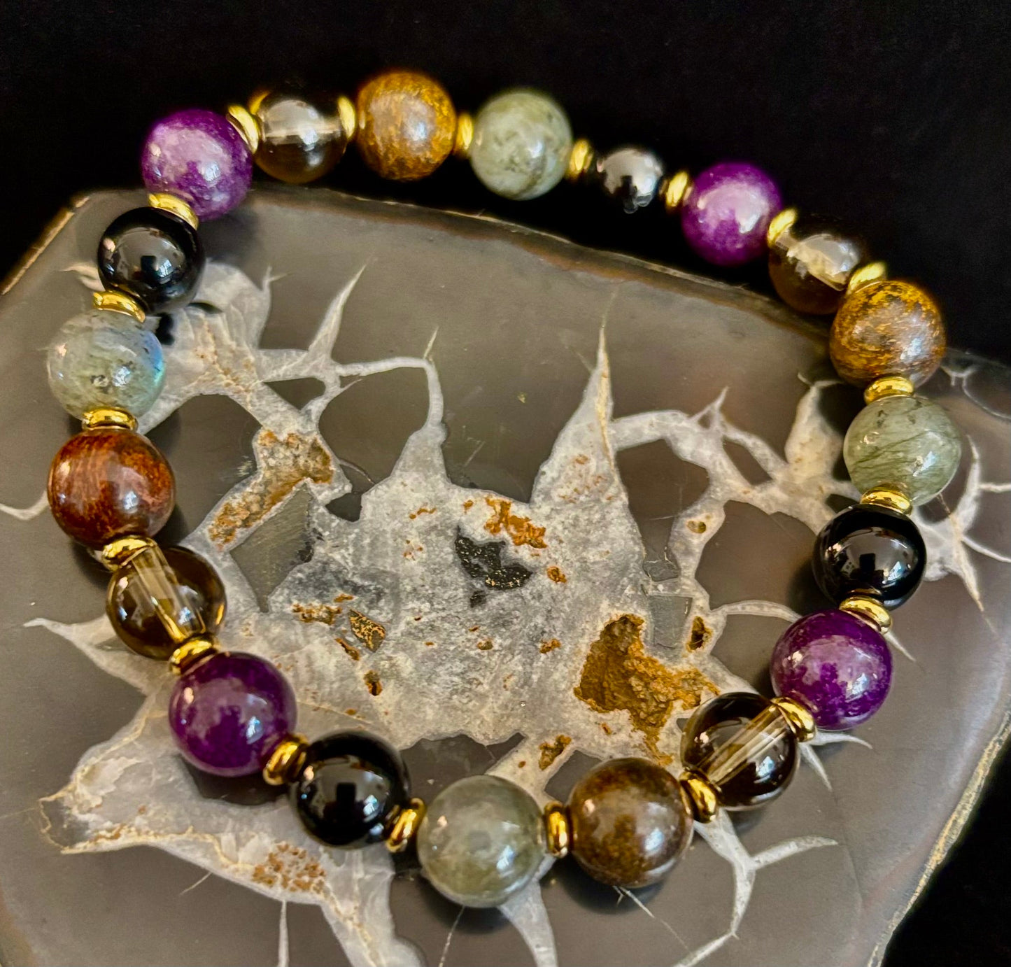 Mystic Energy Natural Stone Bracelet (Small to Medium Wrists)