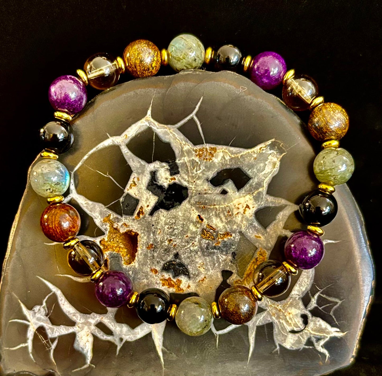 Mystic Energy Natural Stone Bracelet (Small to Medium Wrists)