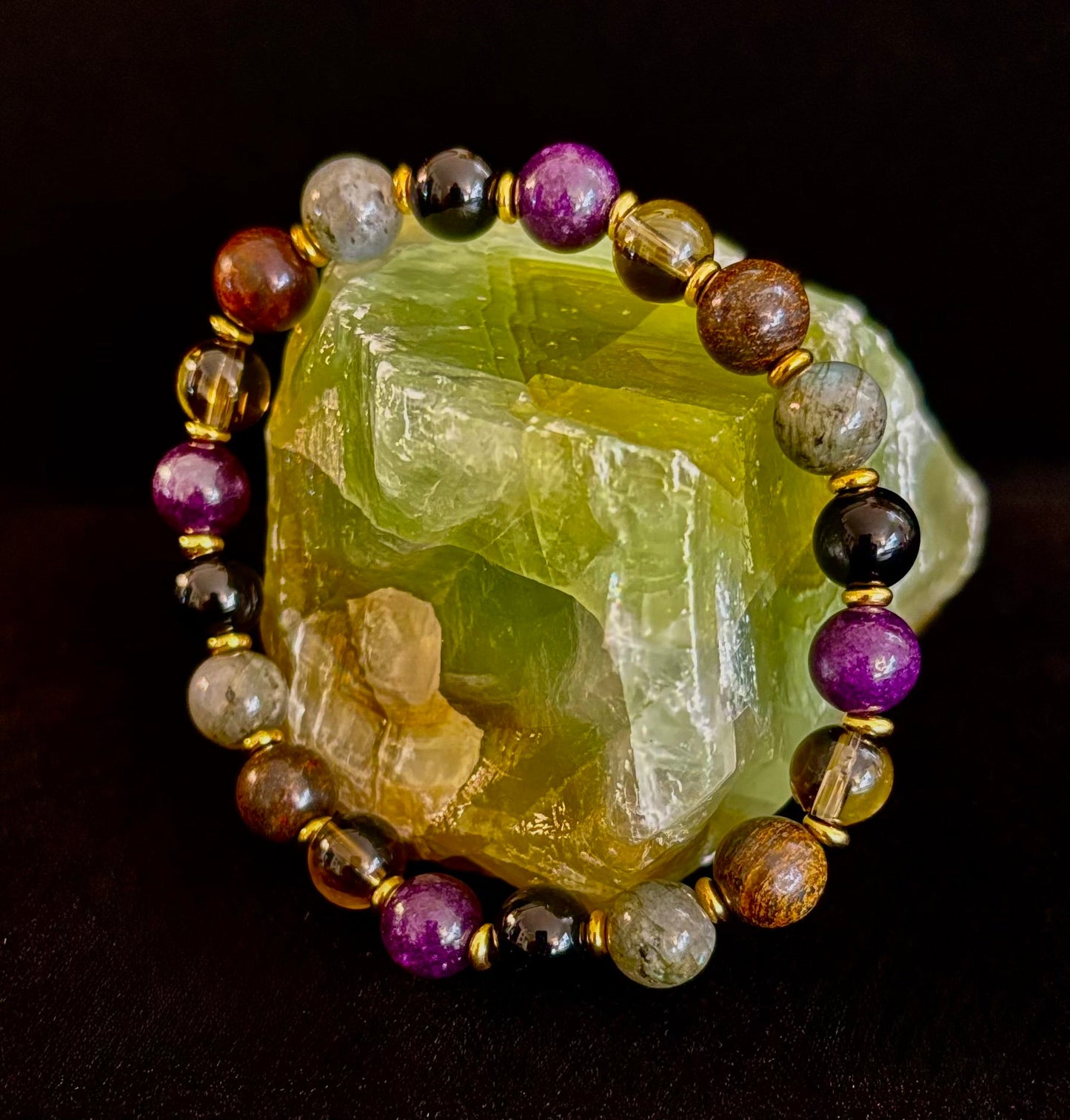 Mystic Energy Natural Stone Bracelet (Small to Medium Wrists)