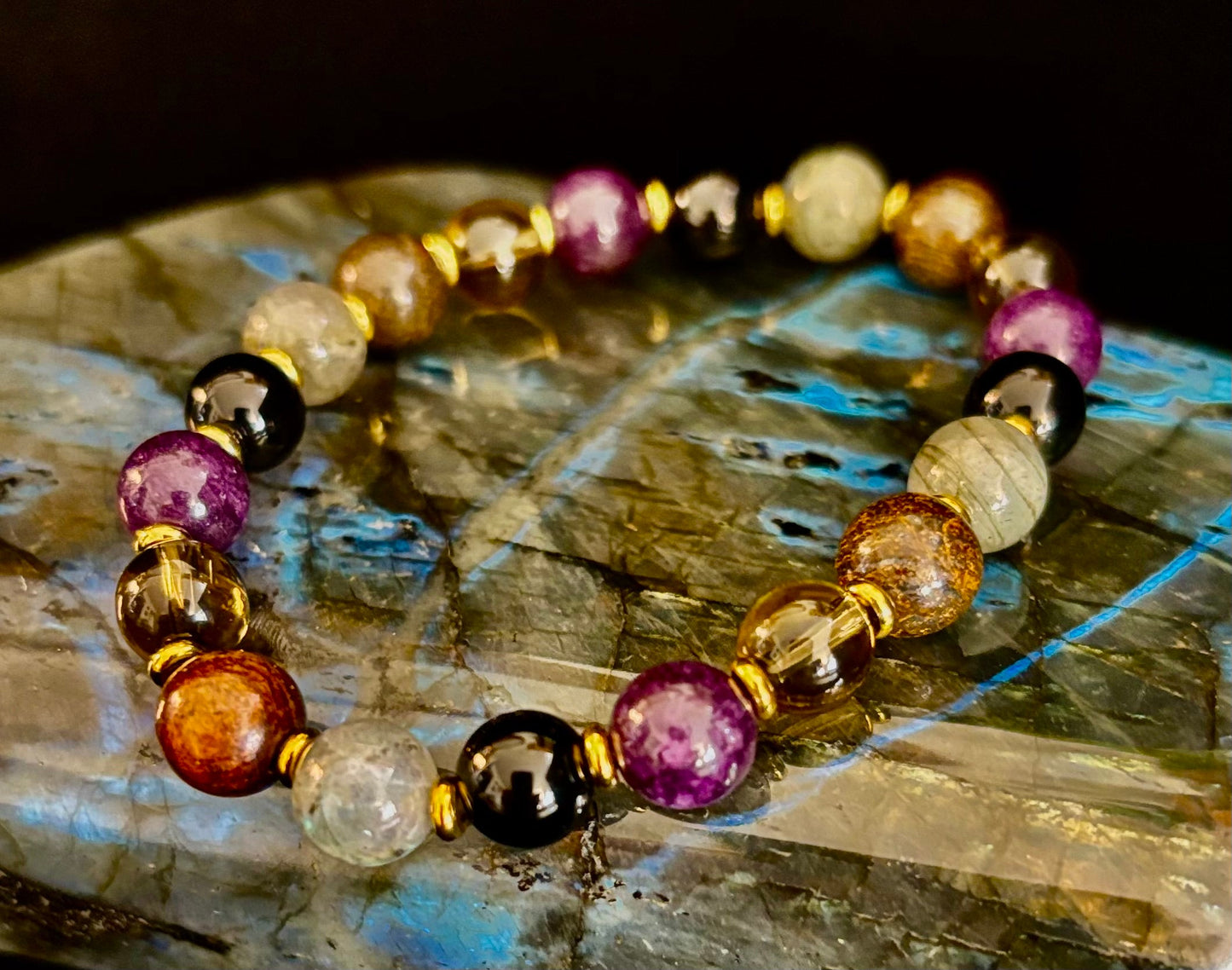 Mystic Energy Natural Stone Bracelet (Small to Medium Wrists)