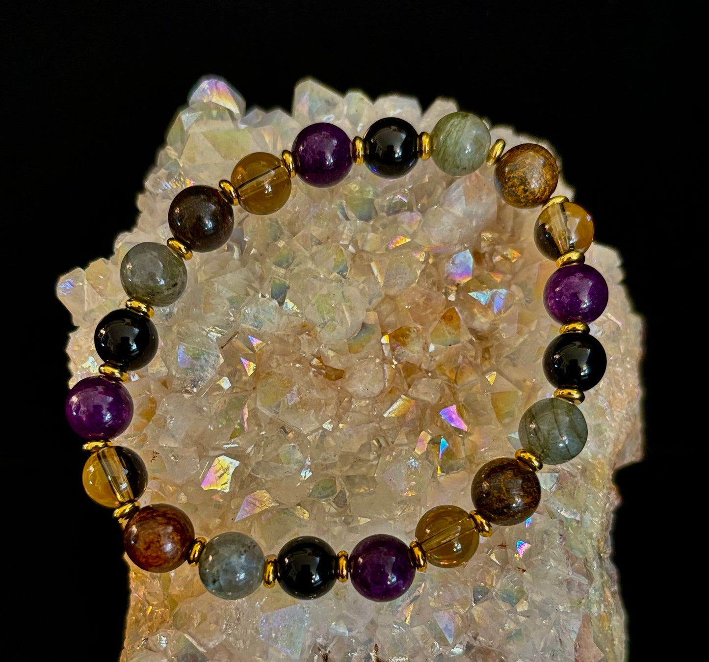 Mystic Energy Natural Stone Bracelet (Small to Medium Wrists)
