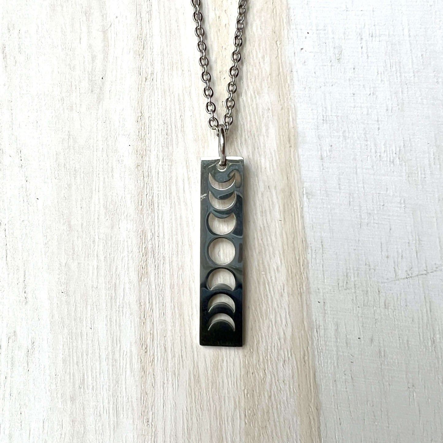 Lunar Journey Moon Phases Necklace