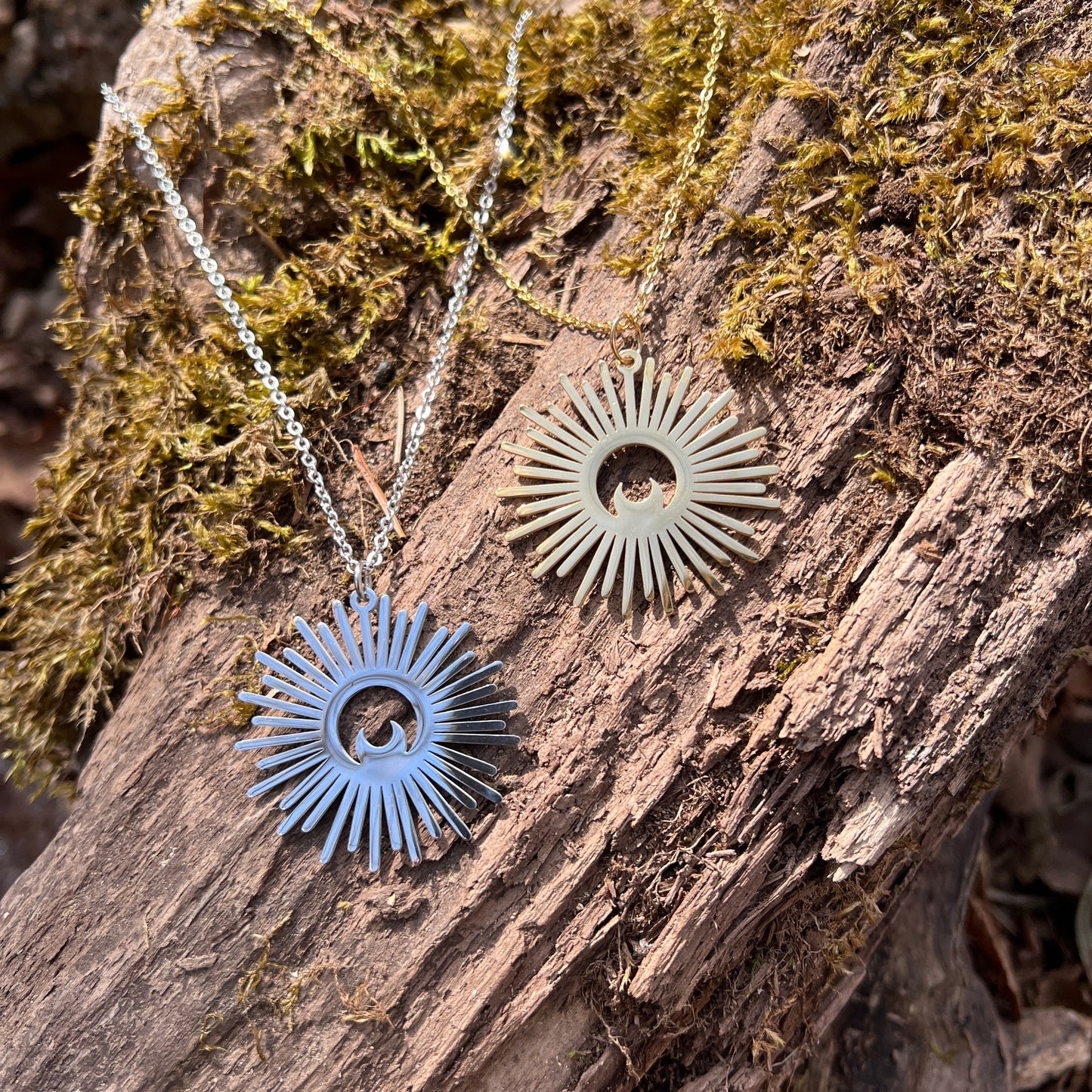 Lunar Nova Celestial Moon Necklace