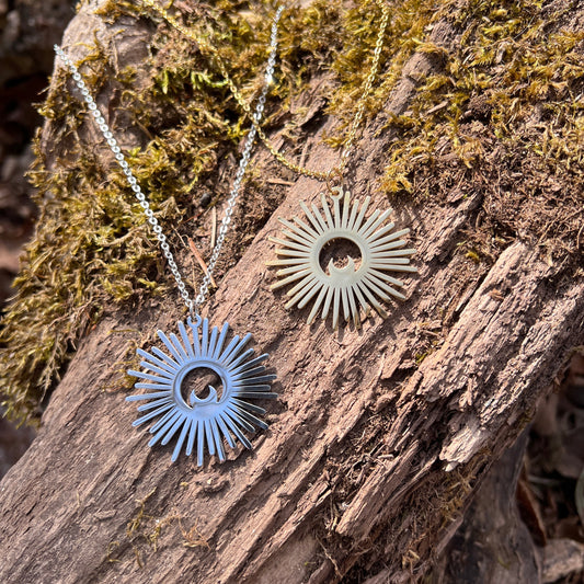 Lunar Nova Celestial Moon Necklace