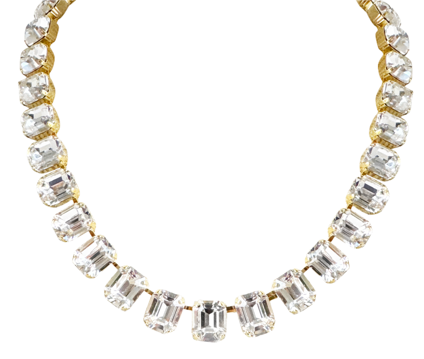 Cara Crystal Square Cut Necklace