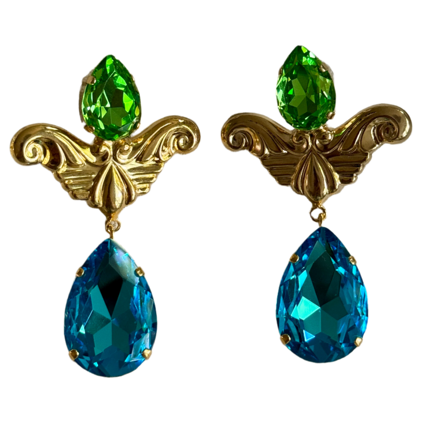 Juliette Aqua Earrings
