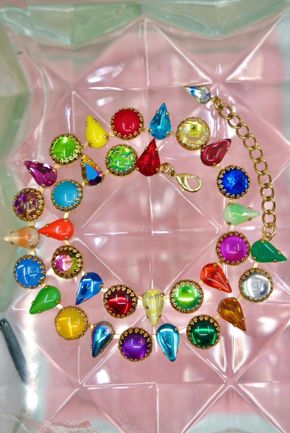 Layering Choker in Kaleidoscope (Gold)