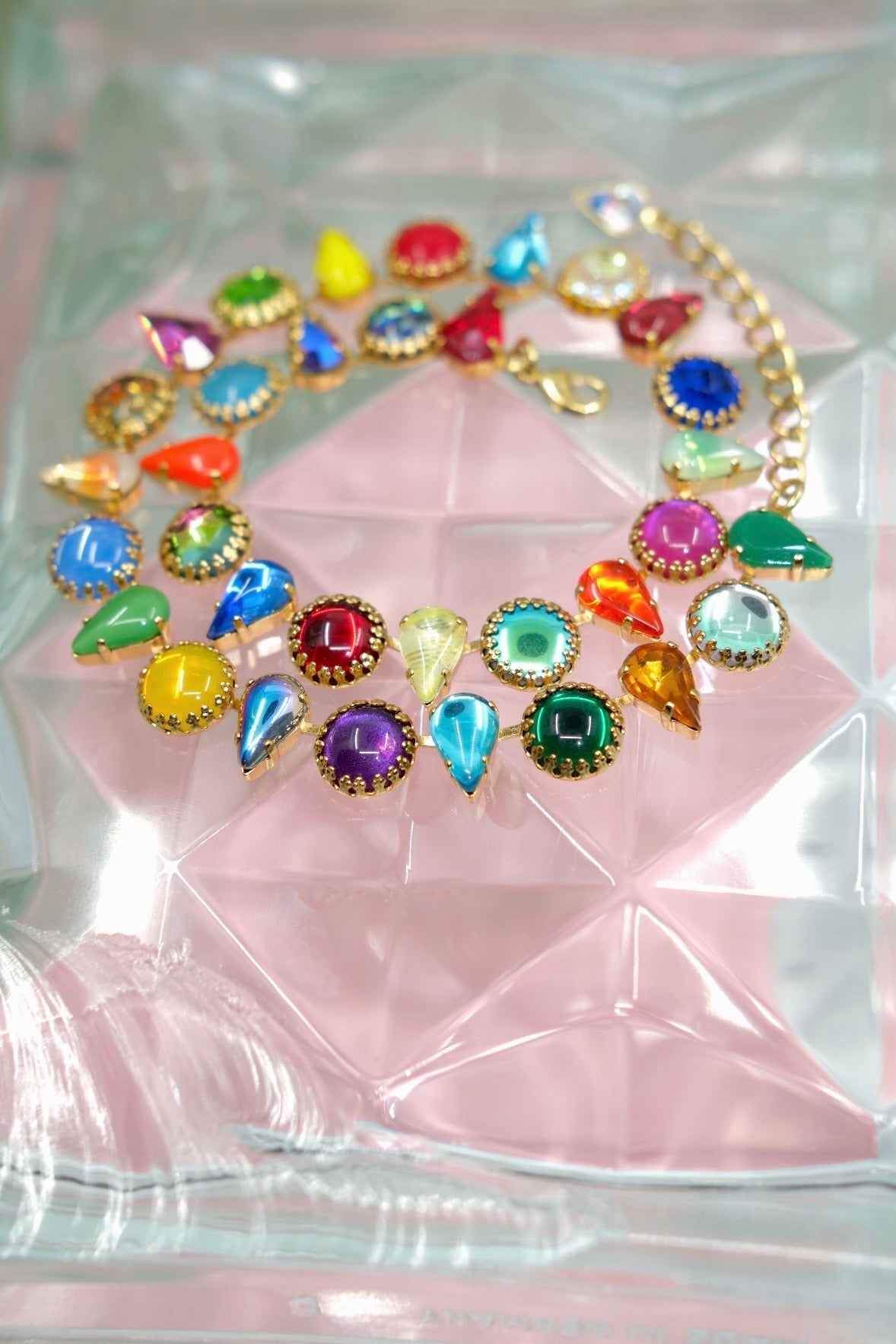 Layering Choker in Kaleidoscope (Gold)