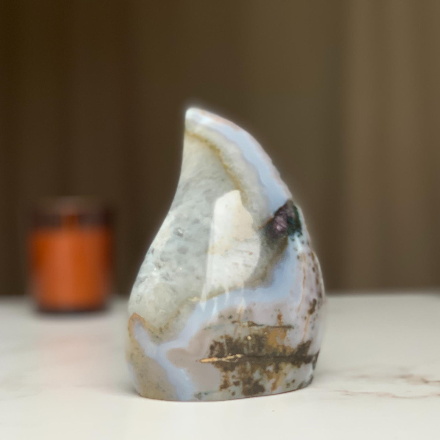 Crystal cave, geode rock decor