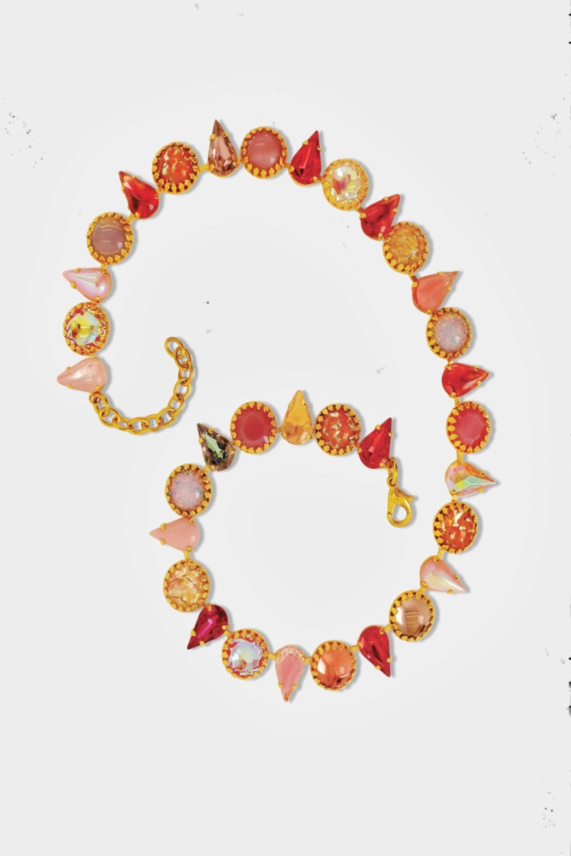Layering Choker in Shrimp (Gold)