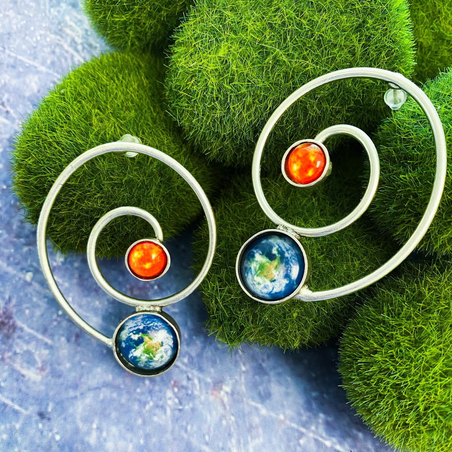 Earth's Orbit Earrings
