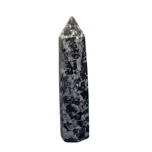 Indigo Gabbro Crystal Tower Mystic Merlinite Stone