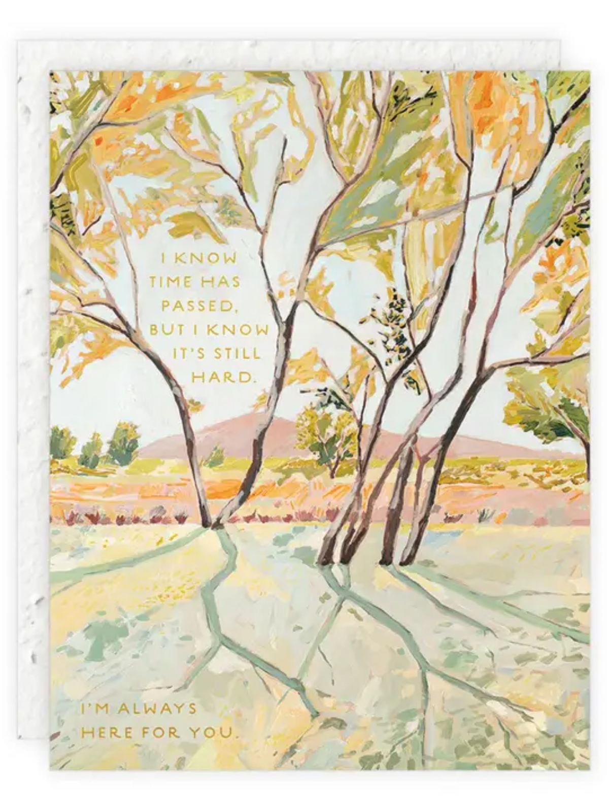 In the Shade - Seeded Sympathy Card