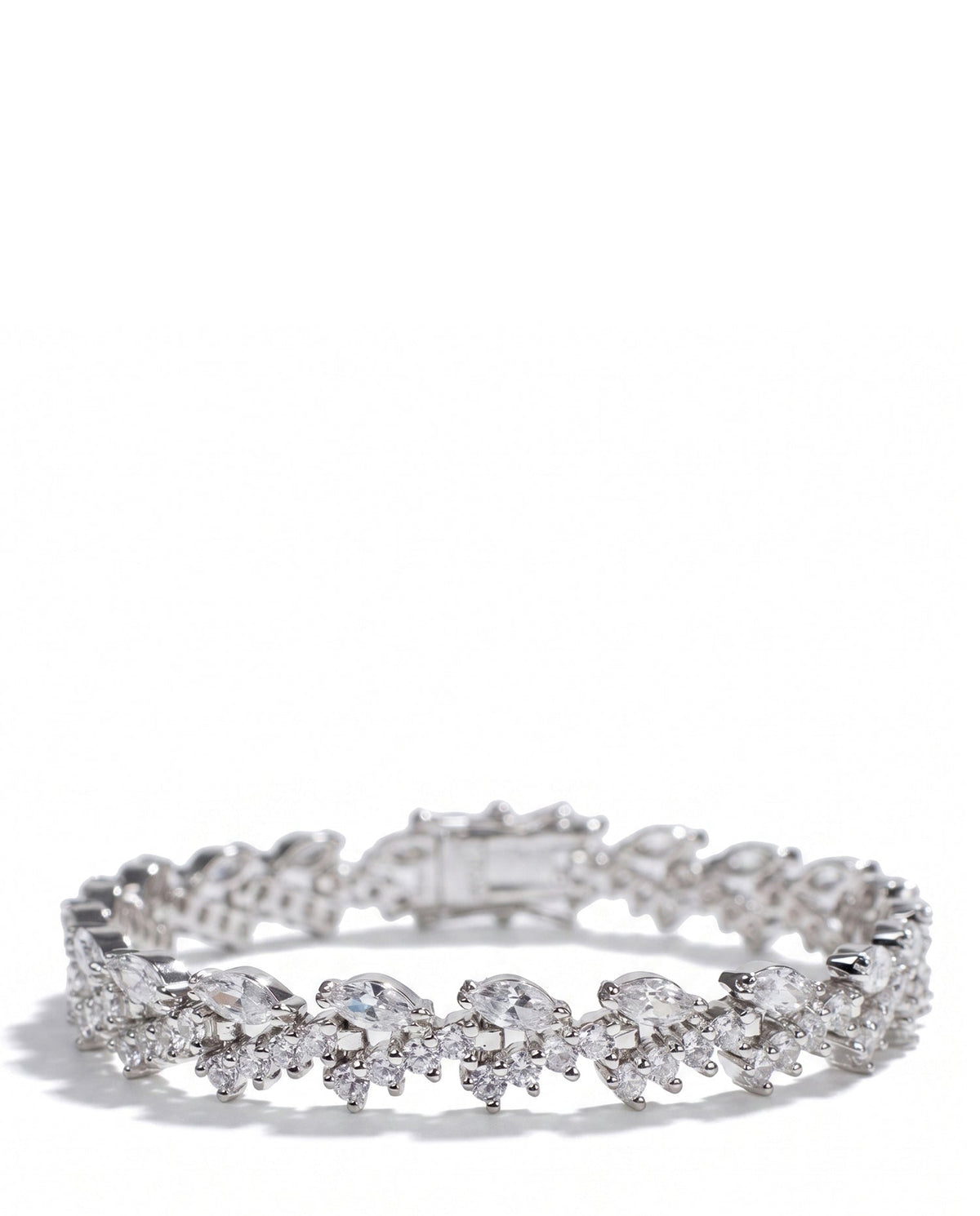 Round and Marquise CZ Bracelet