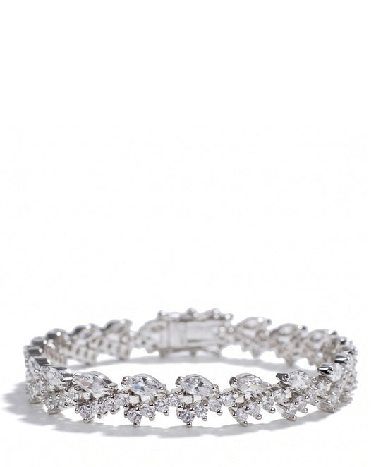 Round and Marquise CZ Bracelet