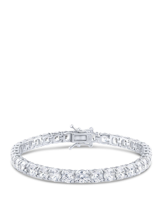 Round CZ Tennis Bracelet