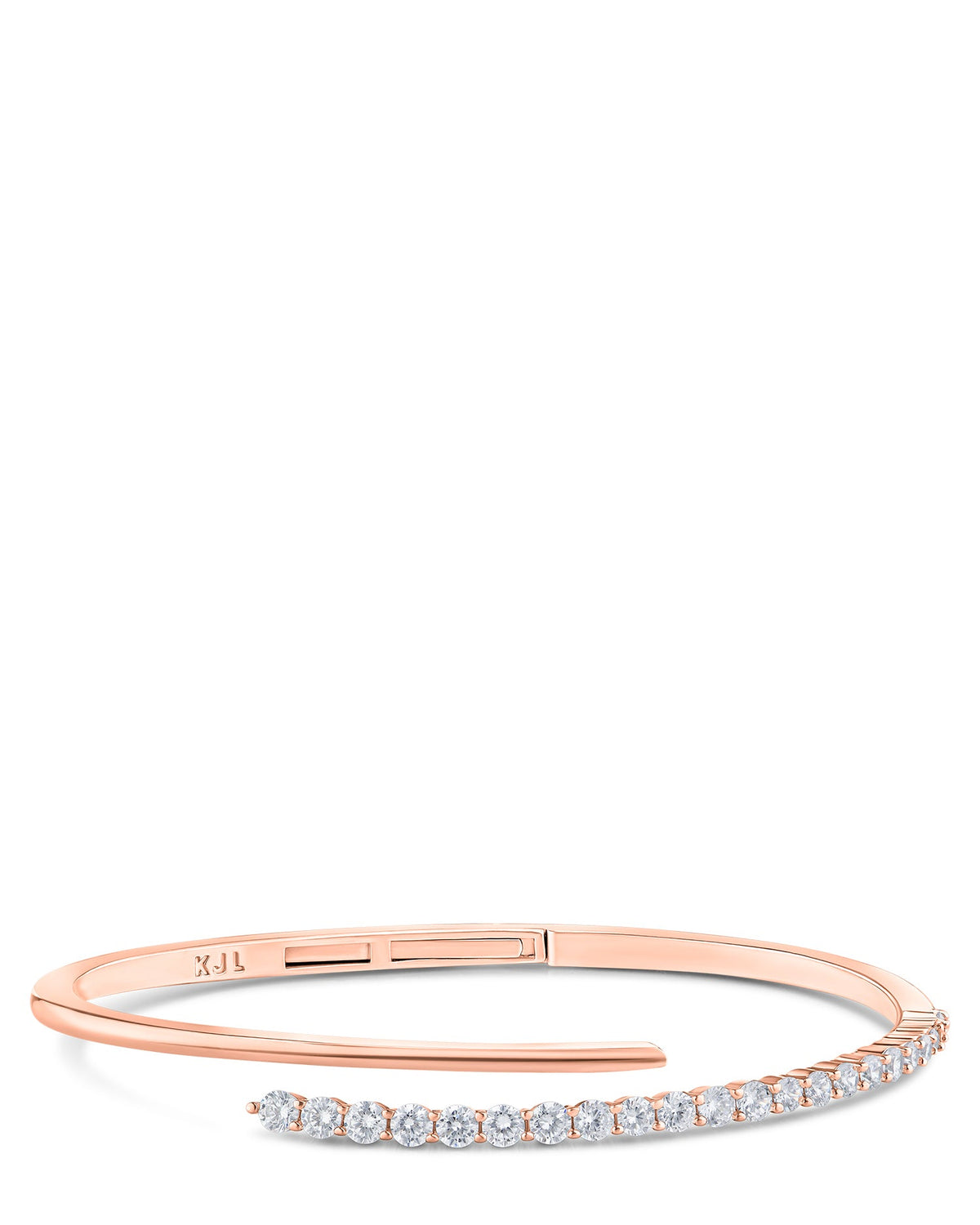 Round CZ Wrap Bracelet